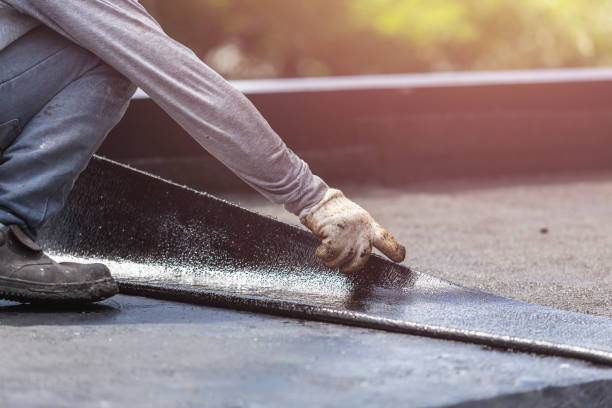 Professional Emergency Waterproofing technician working in Vaughnsville, OH